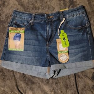 Wax Jean Shorts